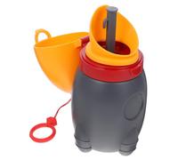 Toddmomy Portable Travel Urinal for Kids Emergency Car Potty for Boys Girls Vibrant Orange Easy Clean Compact Design for Road Trips Camping