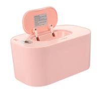 Toddmomy Portable USB Wipes Warmer Constant Temperature Control and Built-in Display, Compact Baby Wipe Warmer for Home and Outdoor Use, Temperature Range 40℃ to 60℃, Pink Pp Material USB