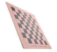 Toddmomy Portable Wooden Checkerboard for Home and Tabletop Use Chessboard Game for Boys and Girls and Adults for Travel and Family Fun