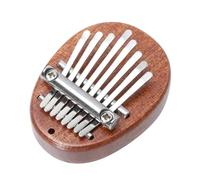 Toddmomy Portable Wooden Thumb Piano Kalimba Simple Musical Finger Instrument with Smooth Keys Solid Wood Design for Beginners Stage Performance