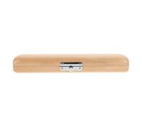 Toddmomy Practical Flute Head Box Made of Sturdy Maple Wood in Khaki Colour Portable Flute Head Storage Holder for Musicians the Go