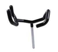 Toddmomy Practical Mic Boompole Holder Metal Boom Cradle Mount Stand for Microphone and Boom Pole, Stable Hold with Creative Stylish Design, Easy to Carry for Audio-visual Equipment