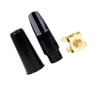 Toddmomy Professional Alto Saxophone Mouthpiece Includes Ligature and Cap for Beginners and Intermediate Players Complete Saxophone Accessories Kit