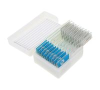 Toddmomy Professional Glass Microscope Slides Resistant to Wear and Tear with Prepared Specimens, Clearly Display Cell Structures for Biology Education for Scientific Study and Learning