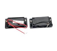 Toddmomy Professional Humbucker Pickups Set for Guitars Black Includes Height Adjusting Screws Classic Warm Sound with Enhanced Output Triple Wax Dipped Vacuum Sealed for Noise Reduction