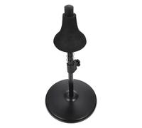 Toddmomy Professional Iron Trumpet Holder Rounded Base and Eva Sponge Padding, Black Compact Design Protects Trumpet for Indoor and Outdoor Use Musical Instrument Display Stand