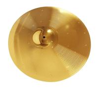Toddmomy Professional Jazz Drum Cymbal Made of Brass Alloy with Balanced Timbre and High Stability Golden Metal Drum Cymbal Practice and Performance