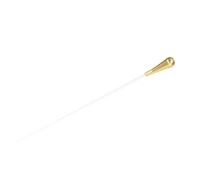 Toddmomy Professional Music Conducting White with Comfortable Aluminum Alloy and Resin Handle, Portable Conductor Stick for Orchestra and Art Dance Performances