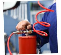 Toddmomy PU Pneumatic Air Tubing Hose Flexible Fluid Transfer Tube with High Elasticity and Oil Resistance for Pneumatic Tools and Mechanical Gas Pipelines Random Color