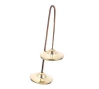 Toddmomy Pure Percussion Cymbal Bell for Meditation and Yoga Harmonic Singing Bell Sound Tibetan Style Small Brass Cymbals with Unique Timbre for Relaxation and Positive Energy