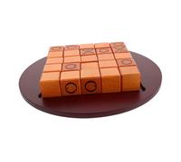 Toddmomy Push Ox Tactical Wooden Board Game for Adults Natural Wood Material with Intellectual Challenge for Family Strategy Outdoor Backyard Games Beach Camp and Group Play Activities
