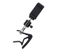 Toddmomy Quick Release Guitar Capo with Smartphone Holder Metal Clip for Acoustic Electric Bass Ukulele Multiinstrumental Tuning Clamp for Music Practice and Score Display