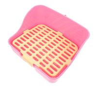 Toddmomy Rabbit Litter Box Pet Toilet Potty Trainer Small Pet Mini Potty Bunny Guinea Pig Color