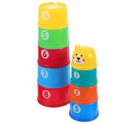 Toddmomy Rabbit Stacking Cup Toy for Bunny Cups for Rabbit Plaything Hay Feeder