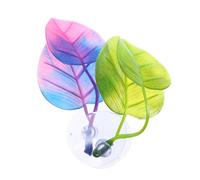 Toddmomy Realistic Betta Fish Tank Plants 2pcs Silk Artificial Plant Leaves Fish Tank Decorations