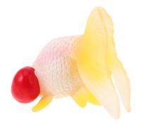 Toddmomy Realistic Floating Goldfish Aquarium Decoration Plastic Fish Figurine Educational Model for Cognitive Development Home Tank Ornament