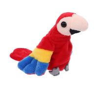 Toddmomy Realistic Mini Parrot Finger Puppet Soft Plush Hand Puppet for Storytelling Portable Animal with Movable Design Comfortable Fit for Creative Play and Communication Skills
