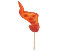 Toddmomy Realistic PVC Bbq Chicken Wings Model with Rice Stuffing Artificial Grilled Meat Prop for Restaurant Display Kitchen Decor Cosplay Stage and Party Decoration