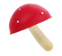 Toddmomy Realistic Simulation Mushroom Garden Decoration Medium Red PU Mushroom Figurine with Lifelike Texture Low Maintenance Artificial Plant for Home and Restaurant Decor Vivid and