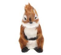 Toddmomy Realistic Squirrel Figurine Animal Statue Home Decor Ornament for Garden Desktop Safe Vivid Arts Decoration for Birthday Christmas and Festive Ambiance