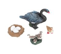 Toddmomy Realistic Swan Life Cycle Lifelike Goose Models for Educational Plastic Figurines for Understanding Nature for Early Learning and Play
