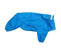 Toddmomy Reflective Dog Raincoat All-Inclusive Waterproof Jumpsuit for Medium Small Dogs Hooded Rainwear Four Legs for Rainy Weather and Outdoor Activities