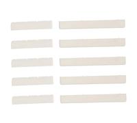 Toddmomy Replacement Bridge Saddle and Nut Kit for 4-String Ukulele, Set of 5 Pairs Saddle and Nut Parts Compatible with Concert Tenor Ukuleles for Instrument Maintenance