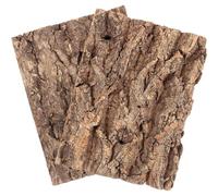 Toddmomy Reptile Bark Terrarium Decor 2 Pieces Natural Tree Bark Climbing Platform for Snake Turtle Lizard Habitat Accessories