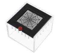 Toddmomy Reptile Feeding Box Acrylic Small Magnet Design for Gecko and Lizard Suitable for Pet Care and Breeding