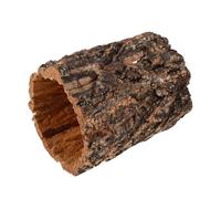 Toddmomy Reptile Hideout: Wooden Gecko Habitat Cave Decor Turtle Hollow Tree Trunk Shelter Aquarium Decaying Trunk Driftwood Ornament for Reptile