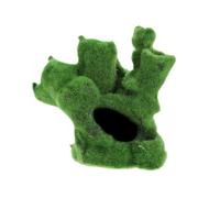 Toddmomy Resin Aquarium Decoration Moss Cave Hideout for Fish Tank Realistic Wood Ornament for Aquatic Scene Safe for and for Fish to Rest and Play