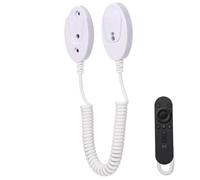 Toddmomy Retractable Remote Control Anti-lost Rope with Self-adhesive Wall Mount Holder Tether Cable for Tv Remote Security Easy Installation Without Drilling Replacement for Home and