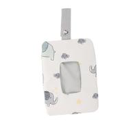 Toddmomy Reusable Wipe Holder for Travel Versatile Wipes Pouch for Stroller Outdoor Use with Capacity Easy to Carry Store Grey Color