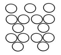 Toddmomy Rings Stopper Cornet Black Trumpet and Rubber 15pcs Small for Noise Reduction Muffler Rings Accessories Set Instruments