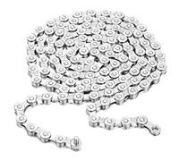 Toddmomy Road Mountain Bike Chain High-Strength Silver 6/7/8-Speed 116 Links for Road & Mountain Racing Bicycles (146 cm, 1/2×3/32)