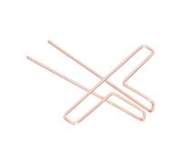 Toddmomy Rose Gold Music Clip Strong Clamp Sheet Music Holder for Piano Guitar Violin Flute Cellos Durable Multipurpose Score Page Holder for Musicians and Performances