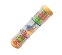 Toddmomy Rotating Rain Sound for Early Musical Educational Prop with Soothing Raindrop Sounds Cognitive Development Teaching Assistant Instrument Beads Sensory Plaything