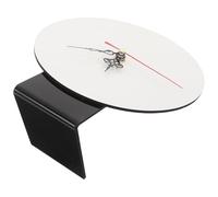 Toddmomy Round Wall Clock Wooden Clock Face Sublimation Clock Blanks DIY Kit with Beautiful Shaped Pointers and Silent Mechanism Suitable for Office and Bedroom