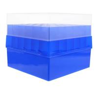 Toddmomy Sampling Tube Box Blue Plastic 36 Holes for Research Facility Use Holds Multiple Centrifuge Tubes and Prevents Spills