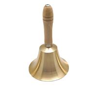 Toddmomy Santa Claus Hand Bell - Christmas Wedding Decoration Bar School Church Classroom 11cm