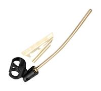 Toddmomy Sax Clip Microphone Clip Wireless Microphone Holder Practical Convenient Abs Aluminium Alloy Compatible with Saxophone Middle Diameter 2.5-3.5cm Suitable for Musical Performance