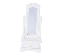 Toddmomy Scale Full Doll Mirror Furniture High Grade Birch Ornament Adorable Decorative Accessory for Doll Rooms