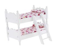 Toddmomy Scale Miniature Furniture Cute Bedroom Model for DIY Dollhouses Photo Props Realistic Design for Endless Play Fun