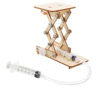 Toddmomy Science Experiment Kit Kids Hydraulic Lift Platform Assembly Puzzle Toy Diy Stem Hydraulic Lift Project for Learning Air Pressure and Hydraulics