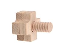 Toddmomy Screw Puzzle Educational Geometrical Shapes Matching Game for Safe Wooden Plaything for Early Development Enhances Imagination Cognitive Skills