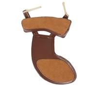 Toddmomy Sheepskin Violin Shoulder Rest Set 1 Or 2pcs for 3/4 and 4/4 Violins with Firm and Comfortable Frame Fully Adjustable Design for Students and Professionals