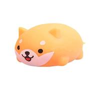Toddmomy Shiba Inu Puppy Teething Toy Squeaky Interactive Dog Chew Toy for Dachshund