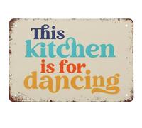Toddmomy Sign with Wall Iron Decoration Rustic Decorative Kitchen for Creative and Stylish Design Home Life Restaurant