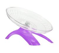 Toddmomy Silent Flying Saucer Hamster Wheel for Small Pets Smooth Rounded Edges Exercise for Hamsters Gerbils Chinchillas Squirrels and Hedgehogs Stress Relief Sports Wheel