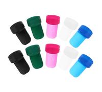 Toddmomy Silicone Clarinet Thumb Rest Cushion Universal Fit and Easy Attachment 10pcs with Long Handle Structure round Finger Rest Pads for Clarinet, for Long Practice and Performance